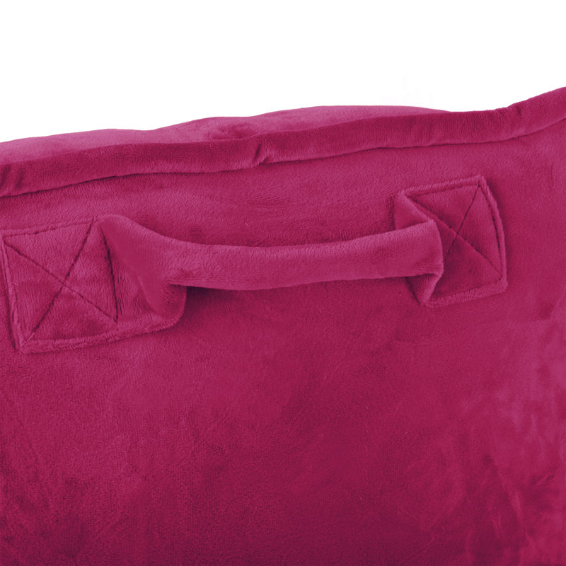 Housse et insert de coussin de lit Supersoft, Rose fuchsia