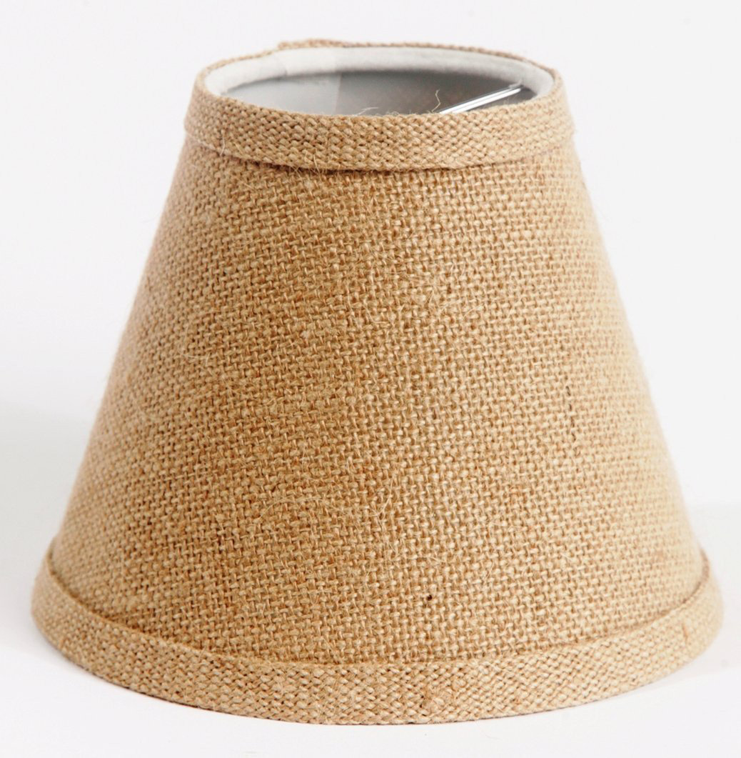 5'' H Burlap Empire Candelabra Shade (Set of 9) Bay Isle Home™