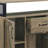 Rustic Oak Dining Storage Server - Large Capacity With Adjustable Shelves 3-Door For Spacious Cabinet