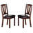 Dining Table 4X Side Chairs 1X Bench 6Pcs Dining Set Transitional Style