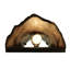 Rustic Lodge 1 - Light Flush Mounted Sconce