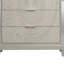 Commode 5 tiroirs Isadora Silver