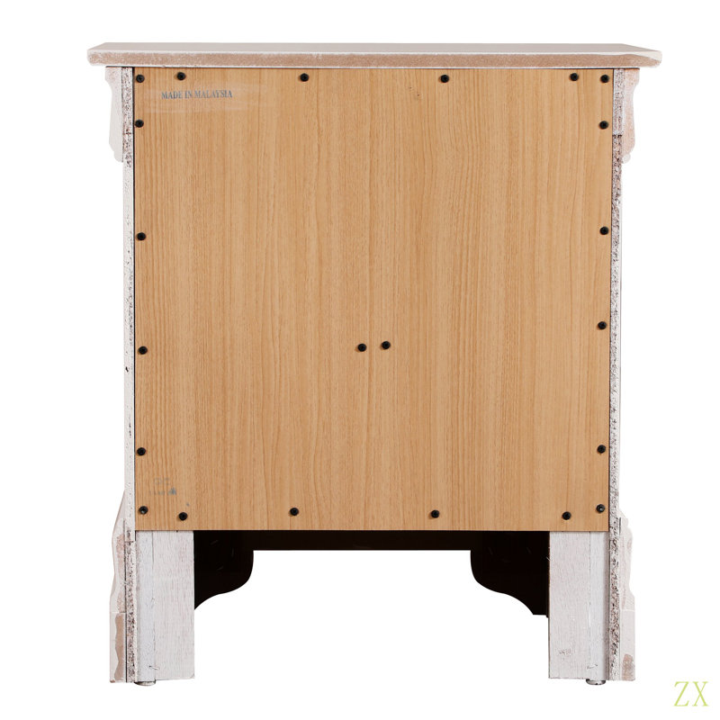 Table de chevet Louis Louis, Blanc
