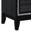 Chambre 2 - Table de chevet en noir patiné - Rangement contemporain avec fonctionnalité