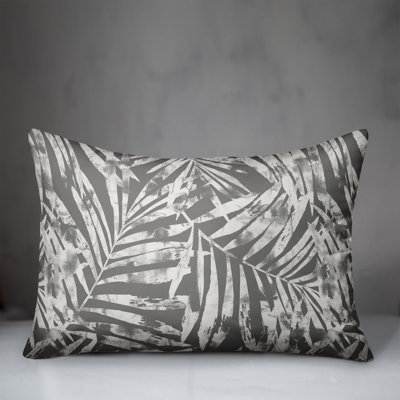 Floral Outdoor Reversible Throw Pillow