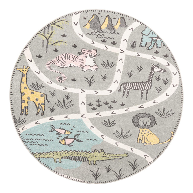 Tapis Whimsy, Rond 7 pi 10 po