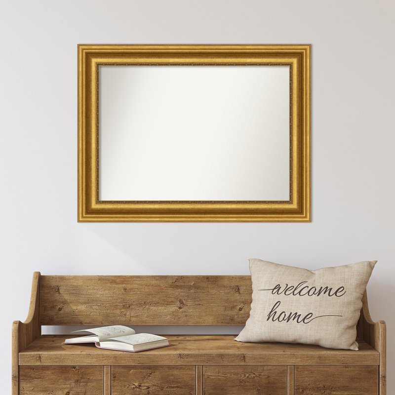 Jashawna Wall Mirror, 25.75" x 33.75", Gold