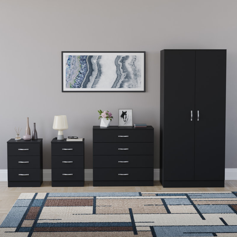 Maybery Piece Bedroom Set, Black