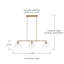 Alorie 3 - Light Kitchen Island Pendant-70886181