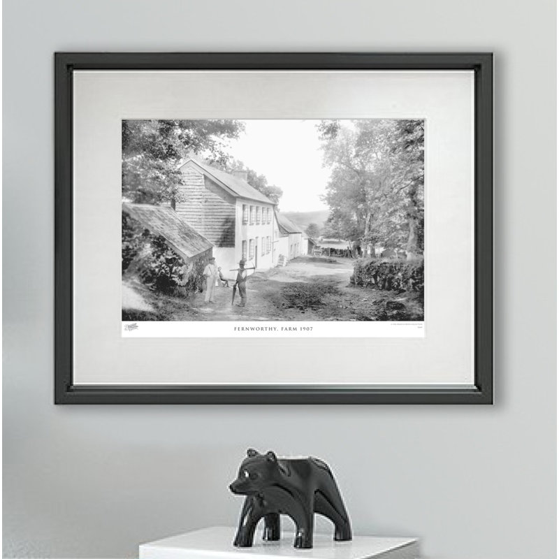 Fernworthy, Farm 1907 - Single Picture Frame Print, 45cm H x 60cm W x 2.3cm D