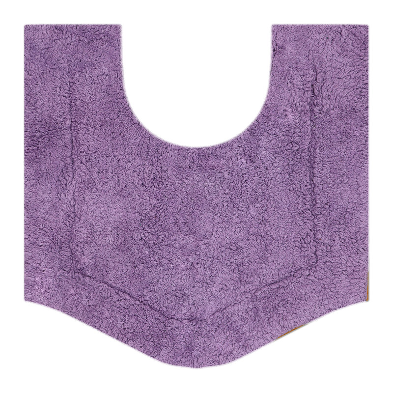 Morissette 100% Cotton Contour Mat 20"x20", Purple