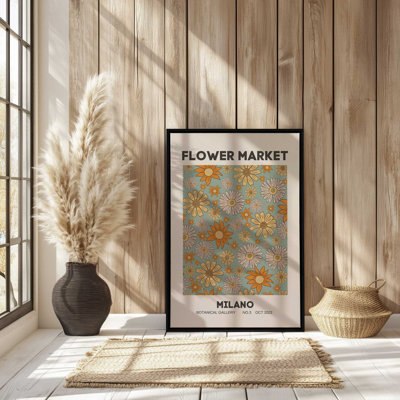 Impression sur toile rétro Milano Flower Market
