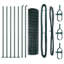 Vidaxl Fence With Posts Steel-116797979-116797986