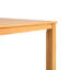 Table de salle à manger rectangulaire en bois d'eucalyptus 76 po