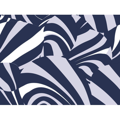 Jeté en polaire à motif géométrique tendance et moderne