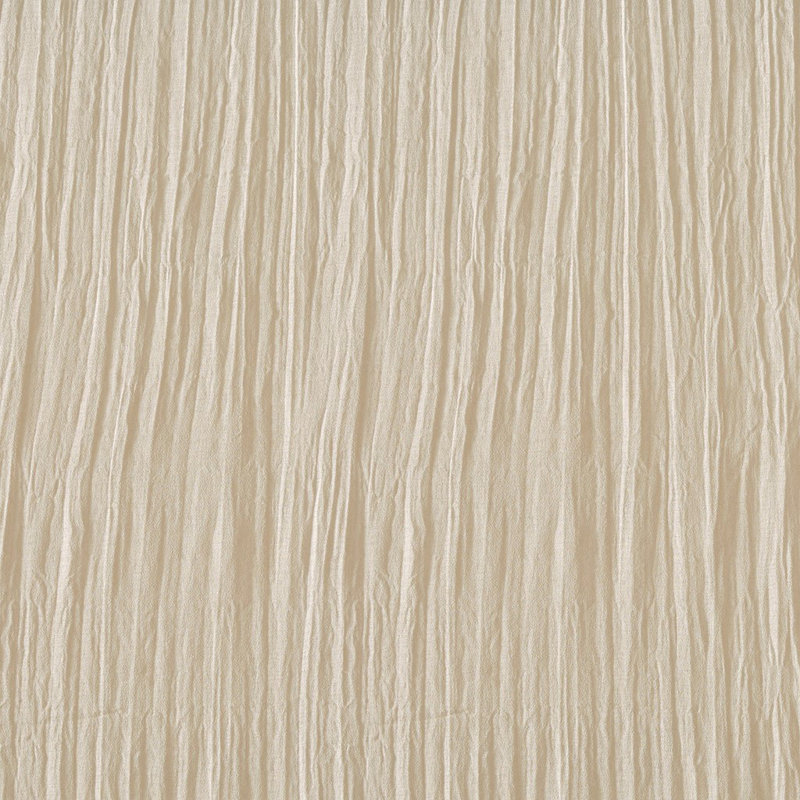 Solid Crushed Curtain Panel Pair(2 Pcs Window Panels), 42" W x 84" L, Cream