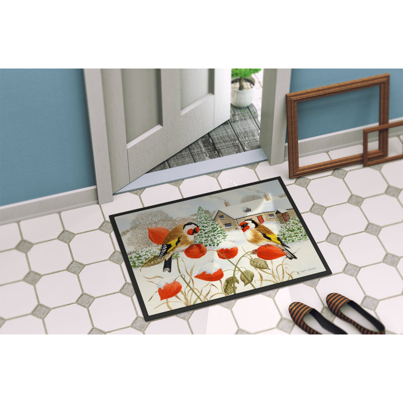 Non-Slip Outdoor Doormat, 1'6" x 2'3"