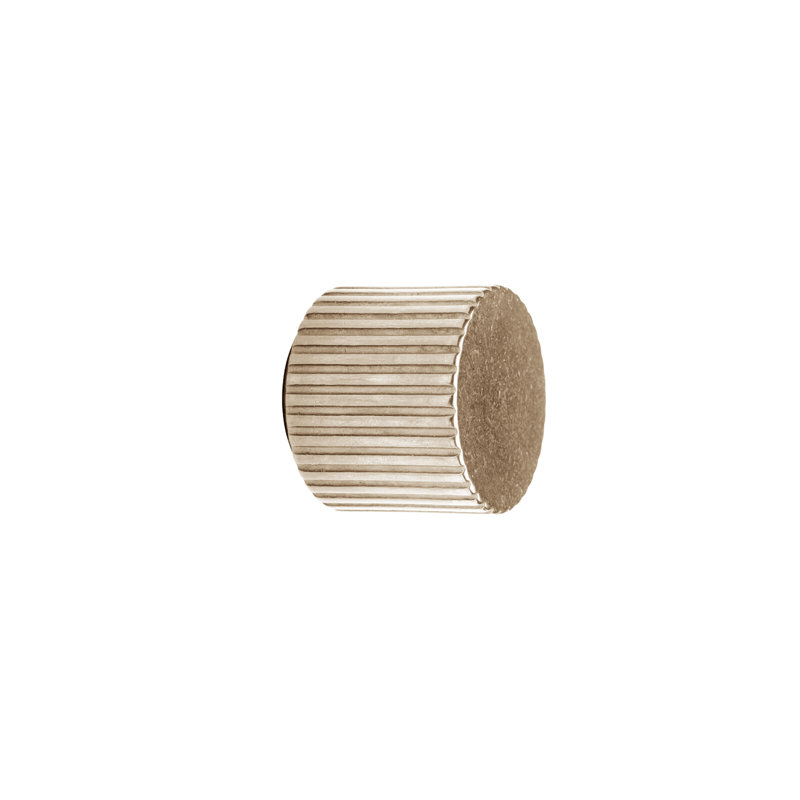 Roger Thomas 1 3/8 Diameter Cylindrical Knob, White Bronze Light