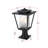 Musson Outdoor Post Light in Black-475787430