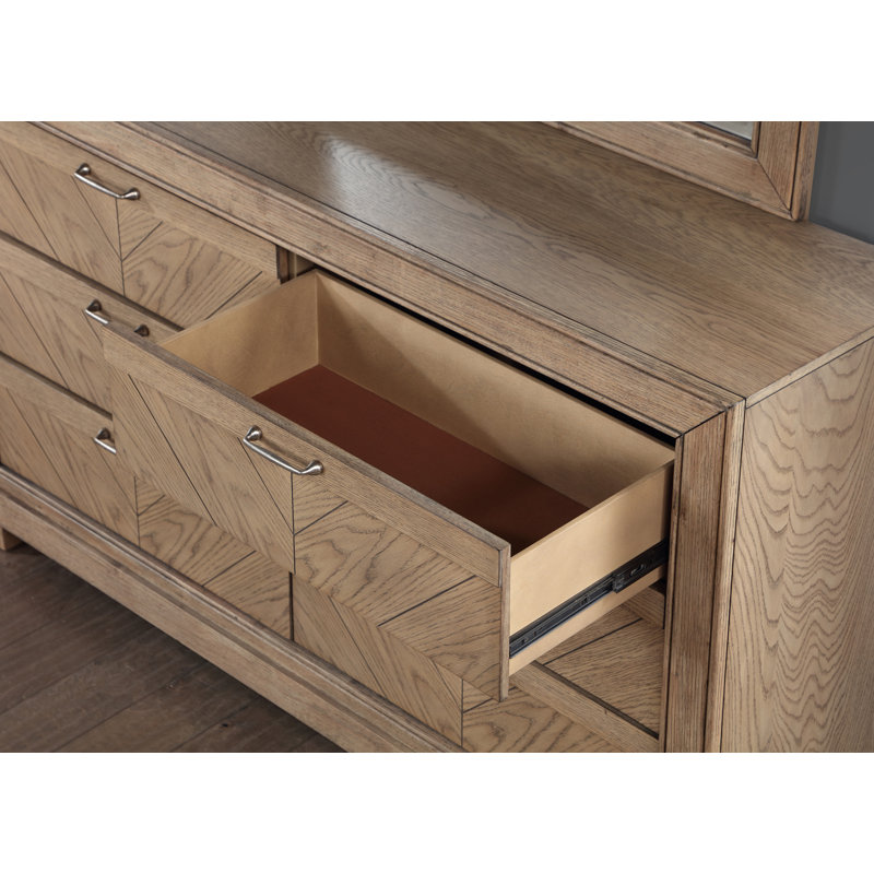 Altha 62'' W 6 - Drawer Dresser, Weathered Sand