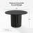 Solid Wood Dining Table Round Pedestal Kitchen Table-137385658-137385659
