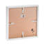 Nicola Spring - 10" x 10" White 3D Box Photo Frames - 8" x 8" Mount - Ivory