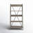 68" H x 35" W 4-Tier Solid Wood Ladder Bookshelf-1829698794
