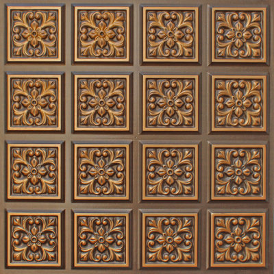 Falkirk X 2 pi Carreau de plafond en PVC à coller