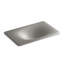 Iron Tones® Metal Rectangular Drop-In Bathroom Sink-1847607866
