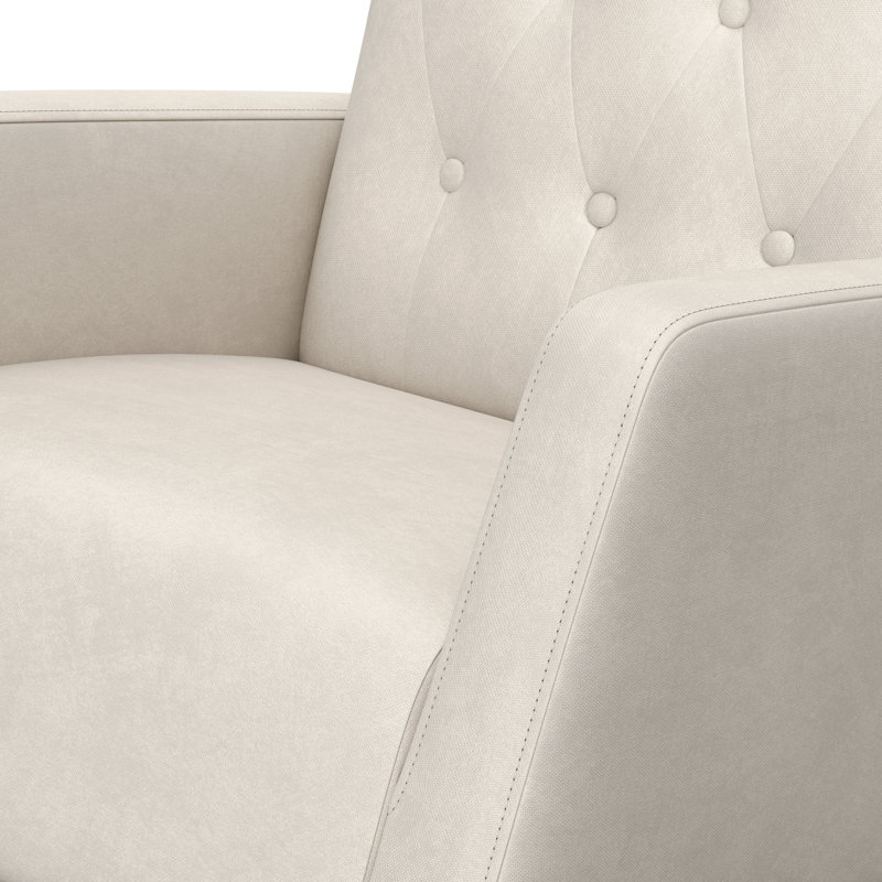 Chaise berçante Northern Lights, Mélange de polyester ivoire, Naturel