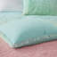 Ensemble d'édredon en fausse fourrure 3 pièces Primrose Aqua-1107562829-1127358881