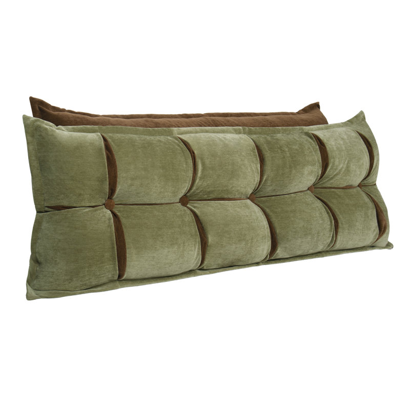 Backrest Cushion, Green, 56cm H x 200cm W