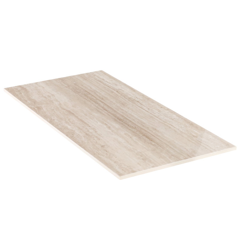Carreau poli grand format Atlanta, Taupe