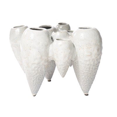 Vase de table en céramique 7 "