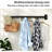 Wall-mounted Folding Clothes Rack – Collapsible Laundry Drying Rack With J Hooks
