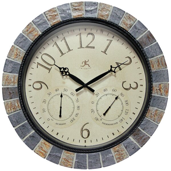 SpringField® Big and Bold 13in Dial White Garden Outdoor
