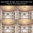 White LED Flush Mount Ceiling Light - Slim, Edge Lit - 5 CCT Adjustable Color Temperature - Dimmable 600 Lumens