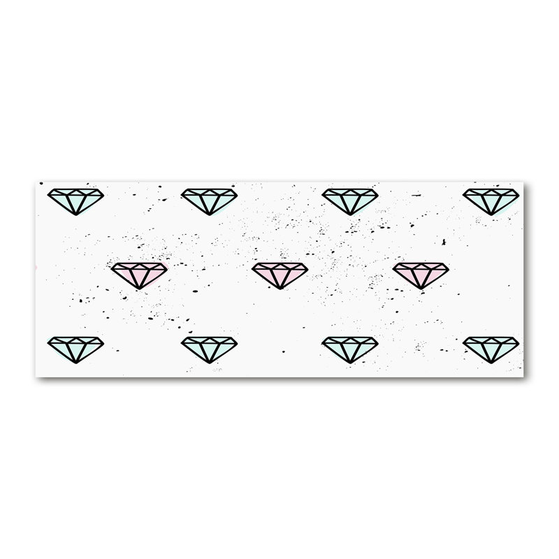 Diamonds - Wrapped Canvas Print