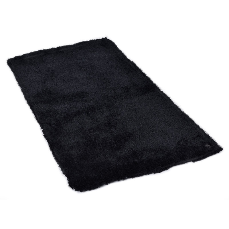 Soft Solid Colour Hand Woven Area Rug, Rectangle 85 x 155cm