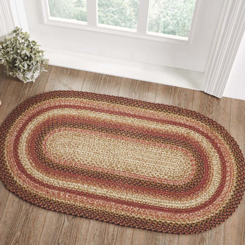 Amadio Geometric Indoor Rug, Oval 2'3" x 4'