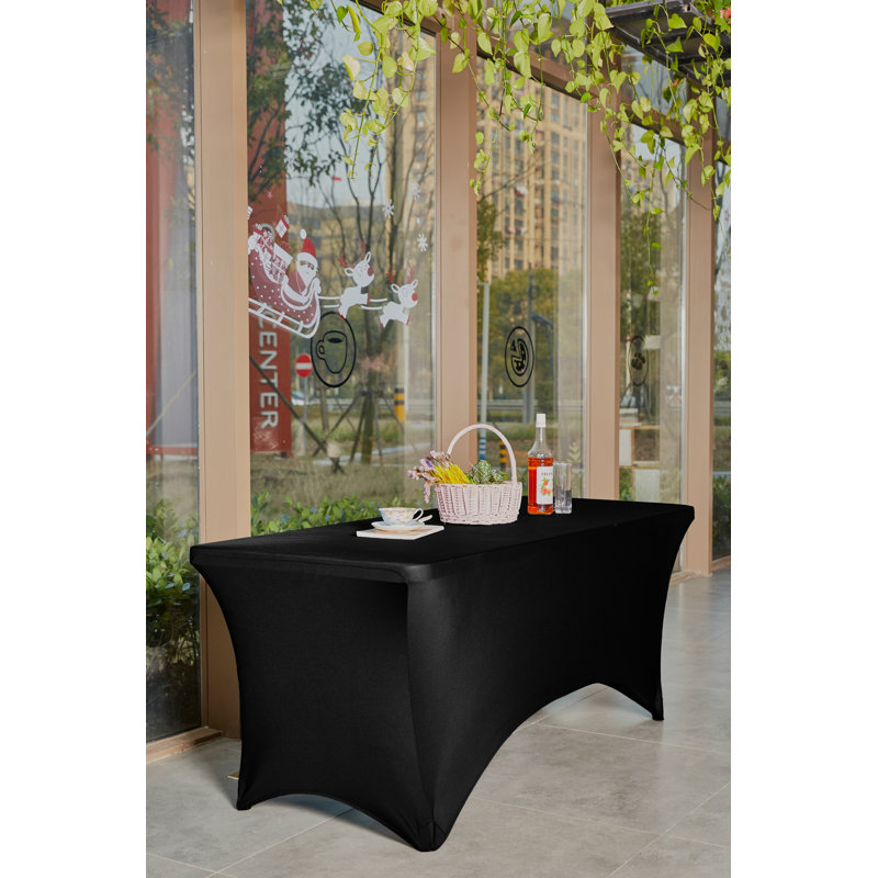 Melida Thanksgiving Tablecloth, 1, Black