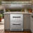Equator24"5.3cf 2 Zone Convertible 2 Drawer Refrigerator Built in/FS Indoor/Outdoor,IPX4