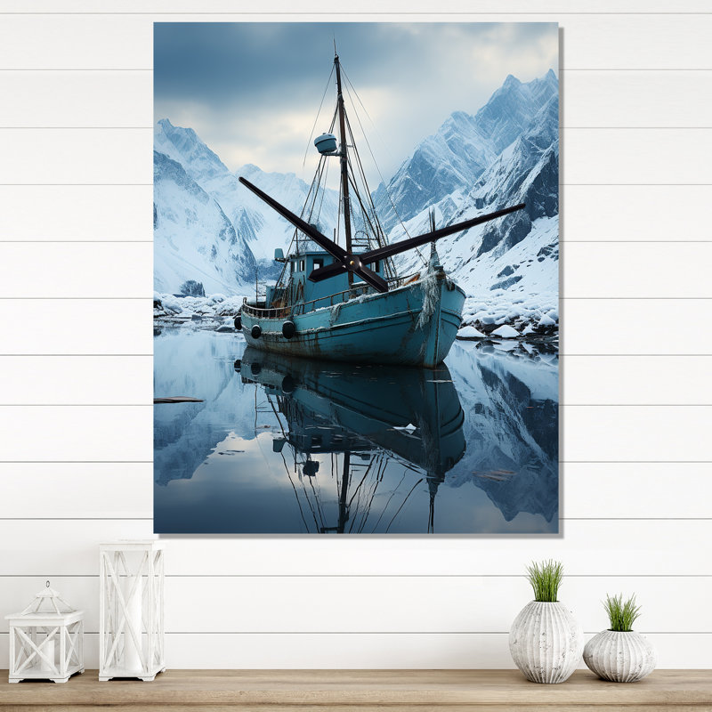 Jamara - Horloges murales paysages, H 32 po x l 16 po x P 1 po