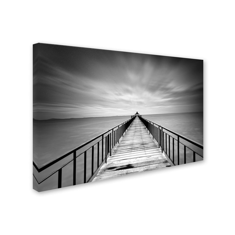 Michael de Guzman 'Withstand' Black and White Canvas Landscape Art, 16 x 24