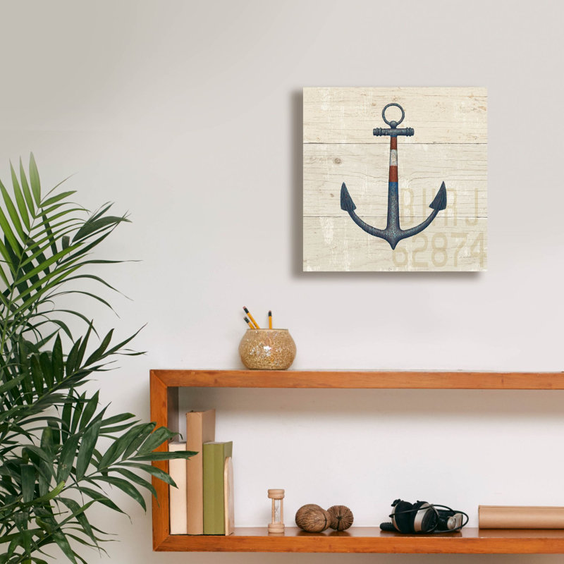 «Nautique 3» par James Wiens, art mural sur toile, H 12 po x l 12 po