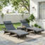 Chaise longue d'extérieur toutes saisons en osier-1635140707