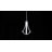 Chamber 1 - Light Brushed Nickel LED Single Pendant