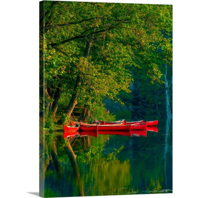 " Red Canoes " by Steven Maxx