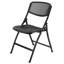 Chaise pliante empilable en résine / résine Inbox Zero Lilleah