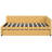 Upholstered Daybed With Trundle In Yellow Linen, No Box Spring, Robust Wood Frame For A Functional Living Room Full Sized Trundle, Stable And Long-Lasting-1972230742